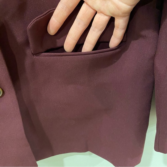 NWT burgundy blazer - Picture 7 of 14